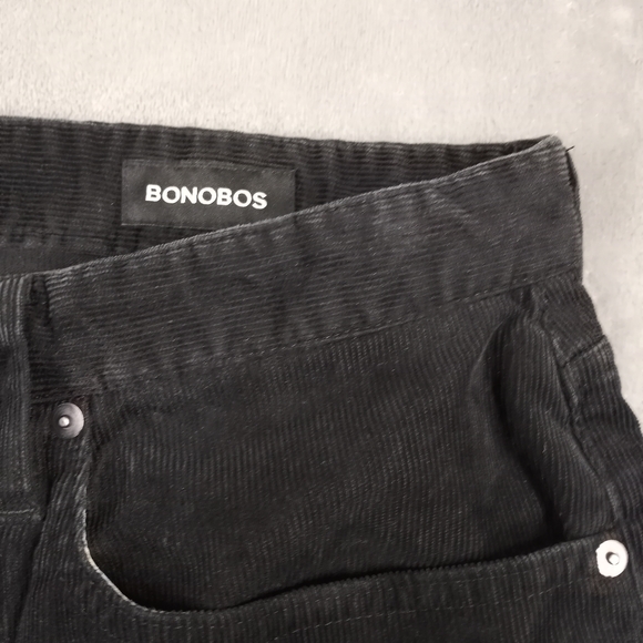 Bonobos Men's Corduroy Chinos Pats Size 36x34 Black - Picture 4 of 10